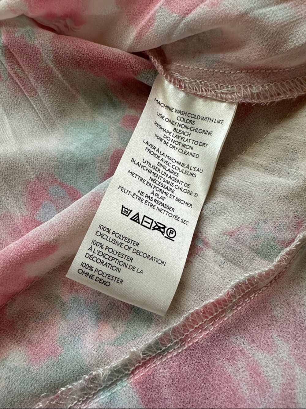 New Free People Bad At Love Floral Lace Trim Too ~ Pink & Mint - Picture 11 of 12